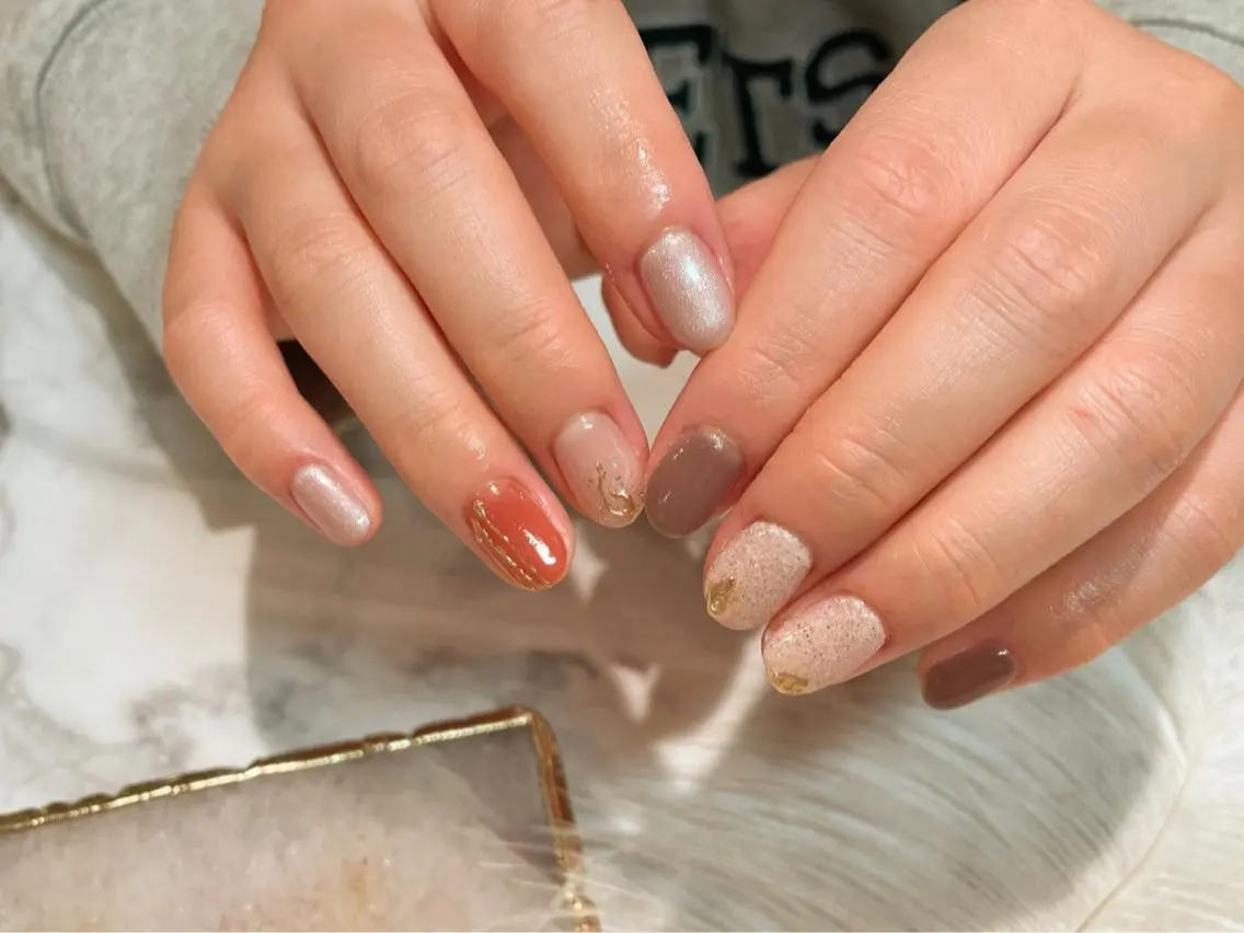 ネイル ジェルネイル Aing nail 澤瀬のネイルデザイン