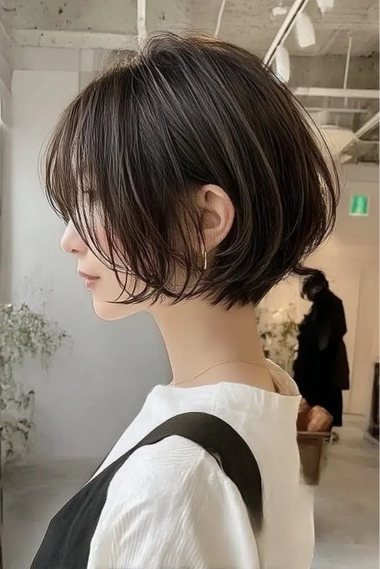 ショート 似合わせメイク・ ショートボブWAKOのヘアスタイル