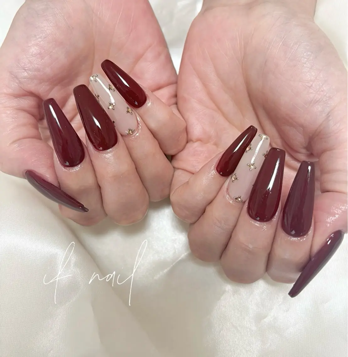 ネイル ボルドー if nailのネイルデザイン