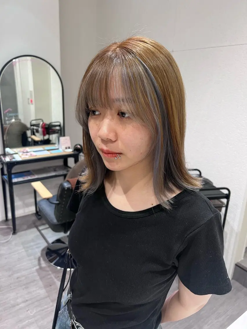 ミディアム ヘアカラー トップスタイリスト/ アユミのヘアスタイル