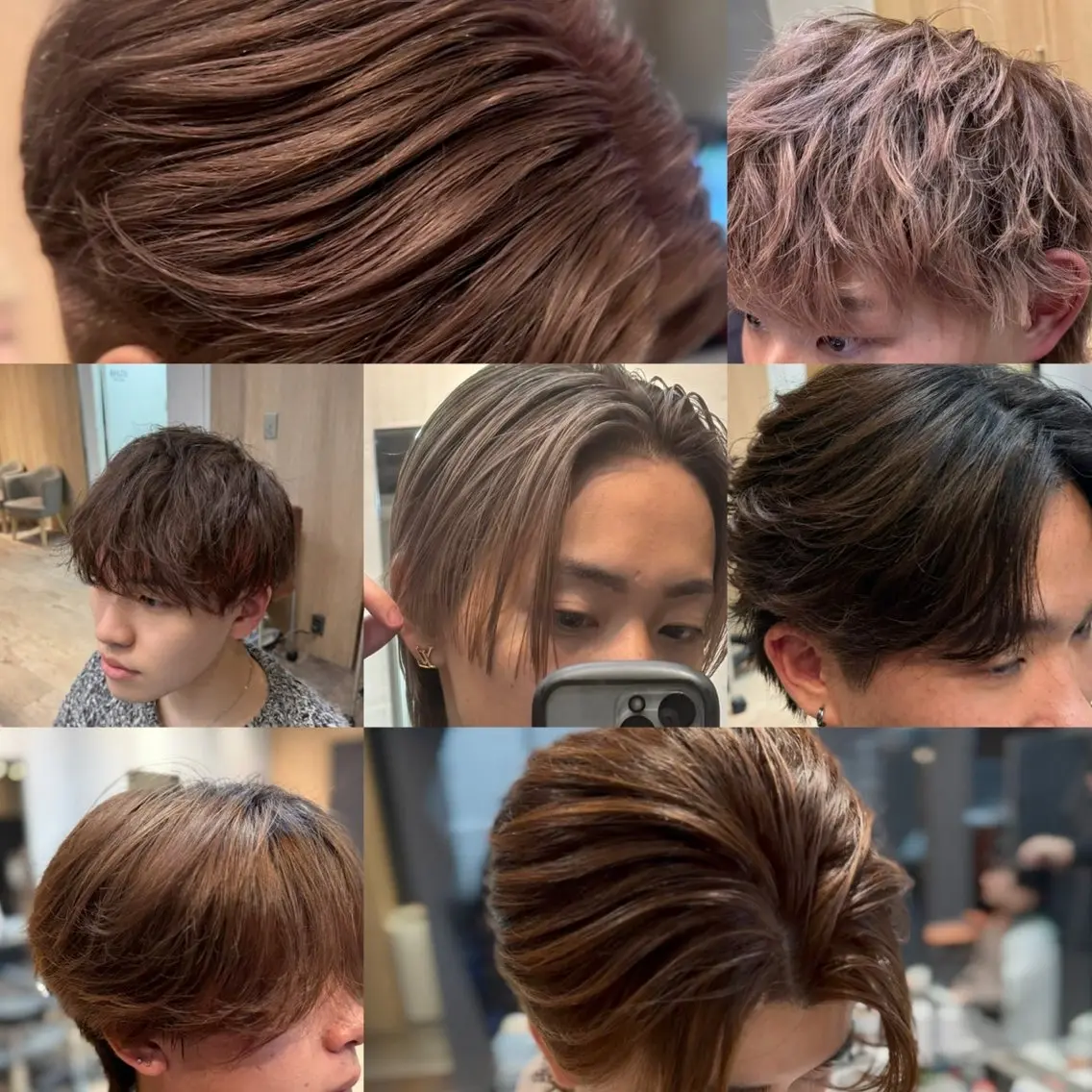カラー メンズ ヘアカラー 柳沢 誉のヘアスタイル