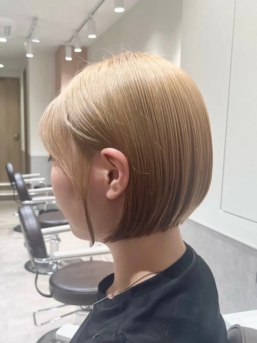 ショート カラー ボブ 銀座⭐️髪質改善⭐️ 平中 留生のヘアスタイル