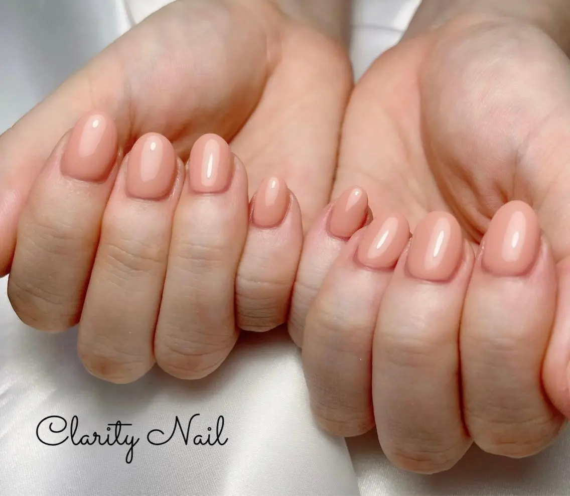 ネイル ワンカラーネイル ハンドネイル Clarity Nailのネイルデザイン