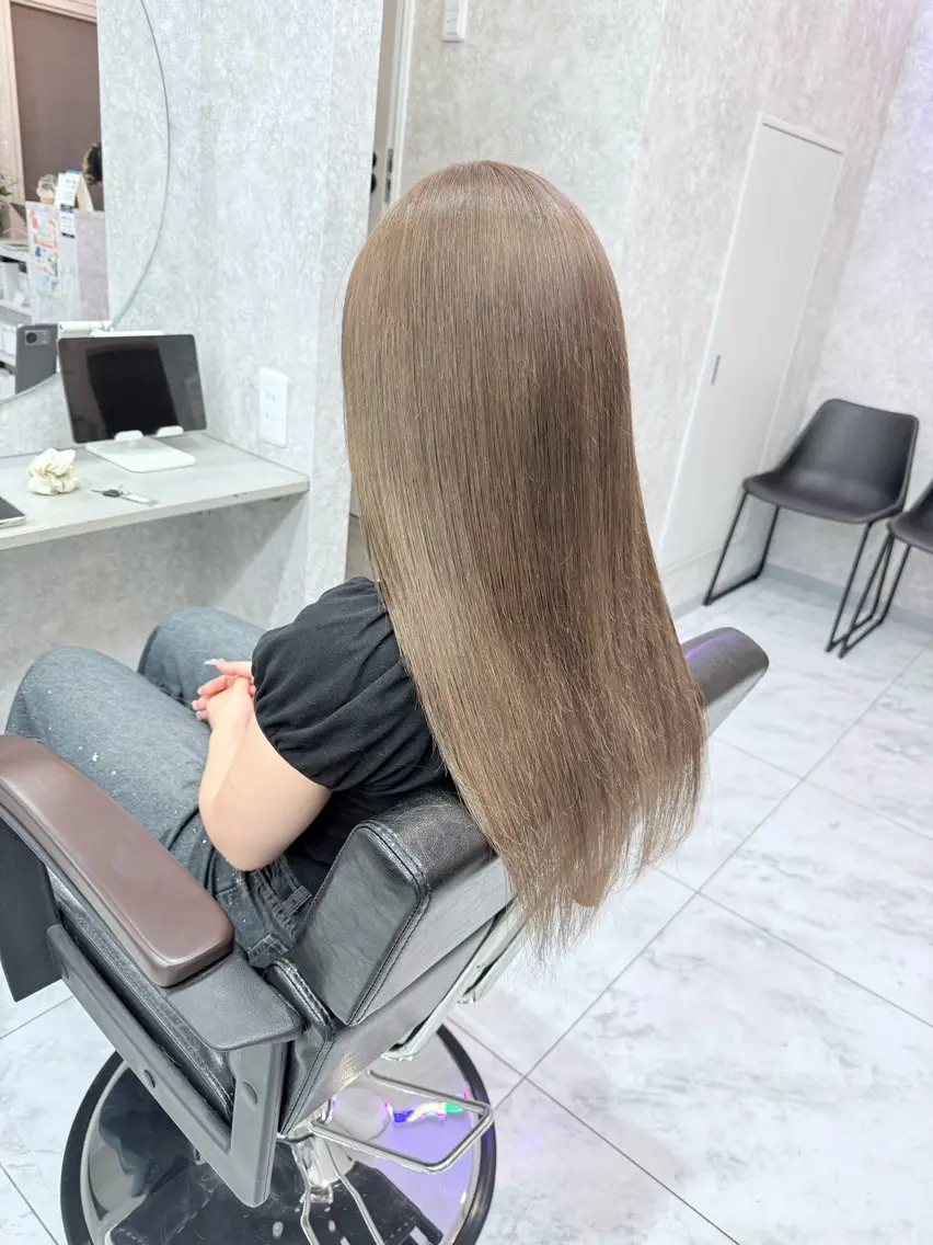 ロング カラー 🌺ハイトーン🌺 矢葺 なぎさ🌺🌺のヘアスタイル