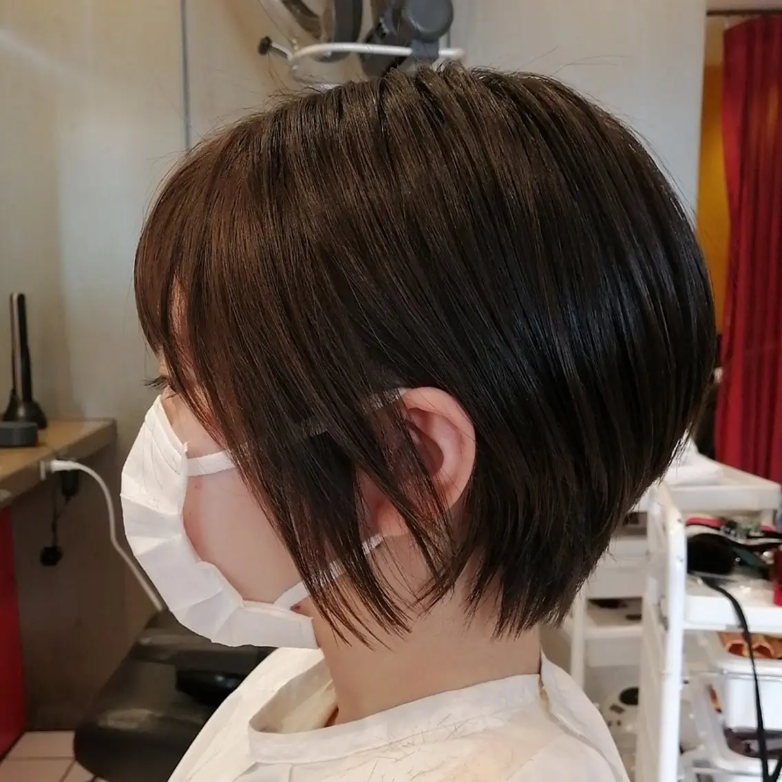 ショート 渋谷頭浸浴|畑中| 【美女が沼る和空間】のヘアスタイル
