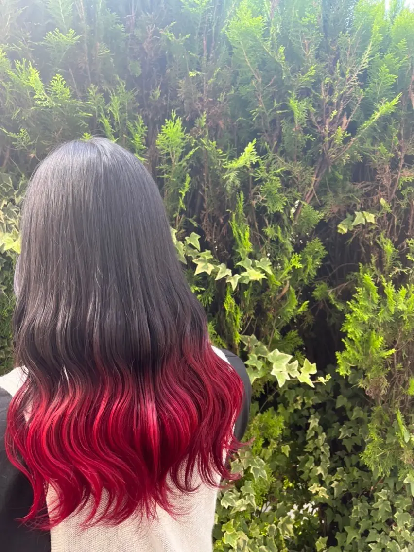 ロング カラー グラデーションカラー end roll りんのヘアスタイル