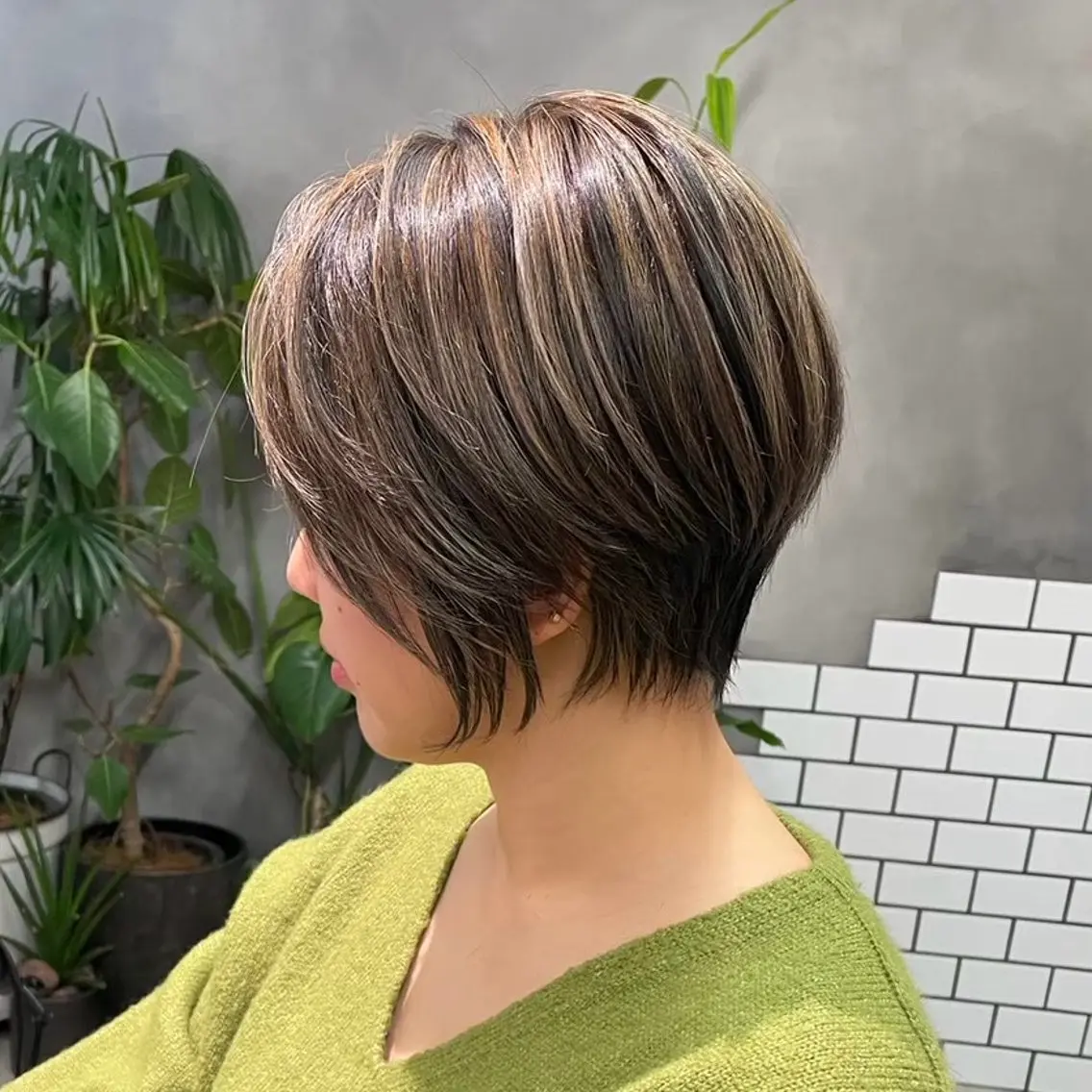 カラー こうら かすみのヘアスタイル