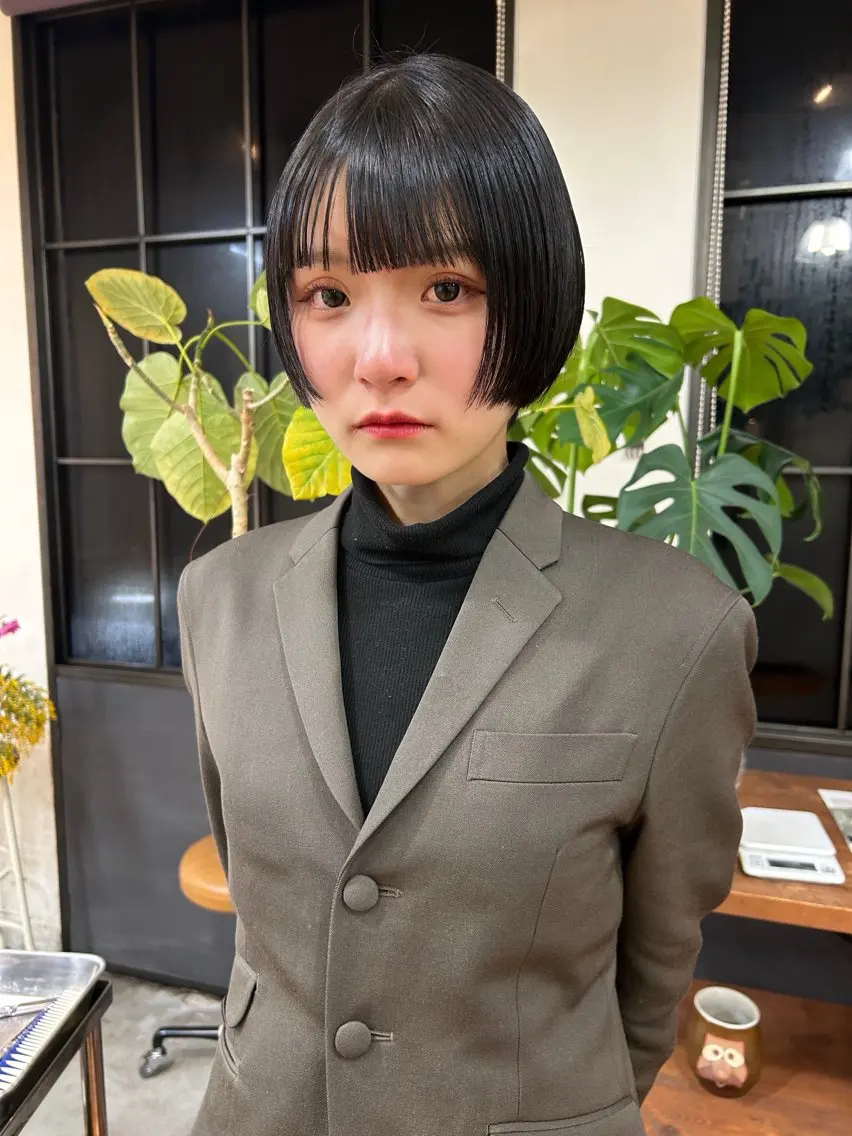 ショート ショートヘア SUNSUNSUN 斎藤天海のヘアスタイル