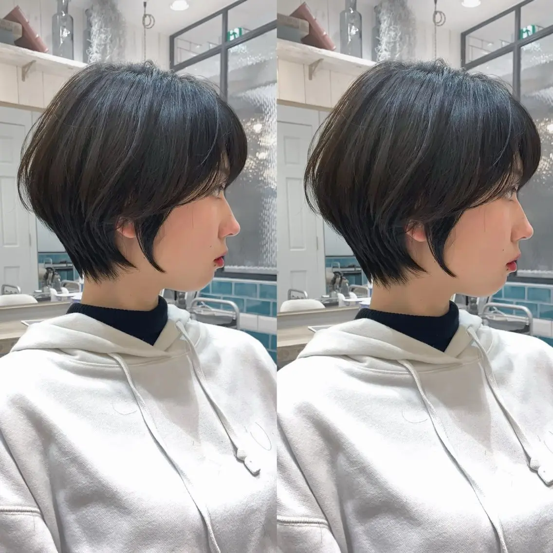ショート カラー くびれヘア ショートヘア ⟡美髪矯正/レイヤー /新宿🌙Yuukaのヘアスタイル