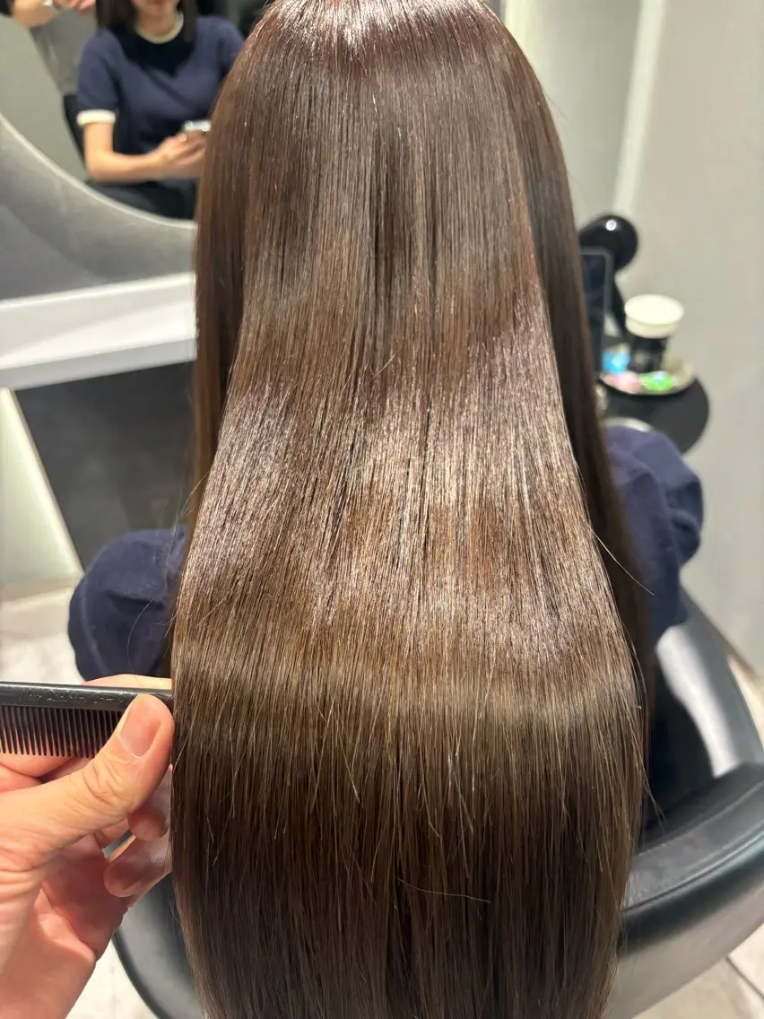 ロング カット 縮毛矯正 トリートメント 🫧髪質改善🫧 佐々木隆誠のヘアスタイル