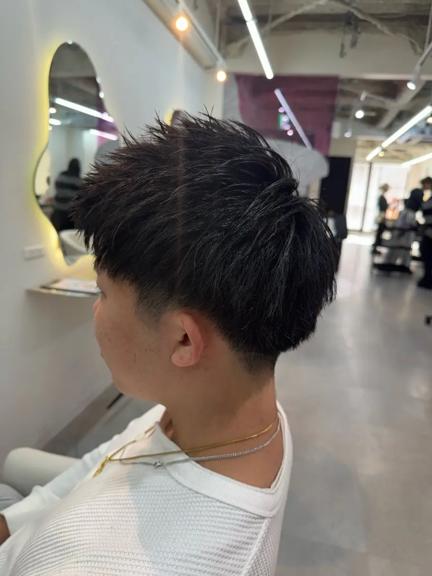ショート メンズ カット 【メンズ特化】池袋 韓国スタイル飯塚のヘアスタイル