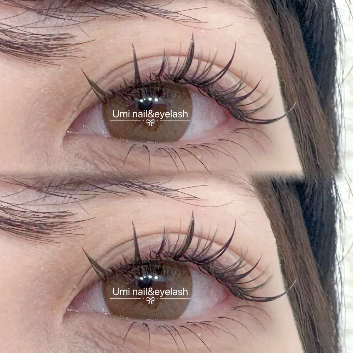マツエク・マツパ バインドロック 束感まつ毛 フラットラッシュ パリジェンヌラッシュリフト まつげパーマ Eyelash Umi池袋のマツエク・マツパデザイン