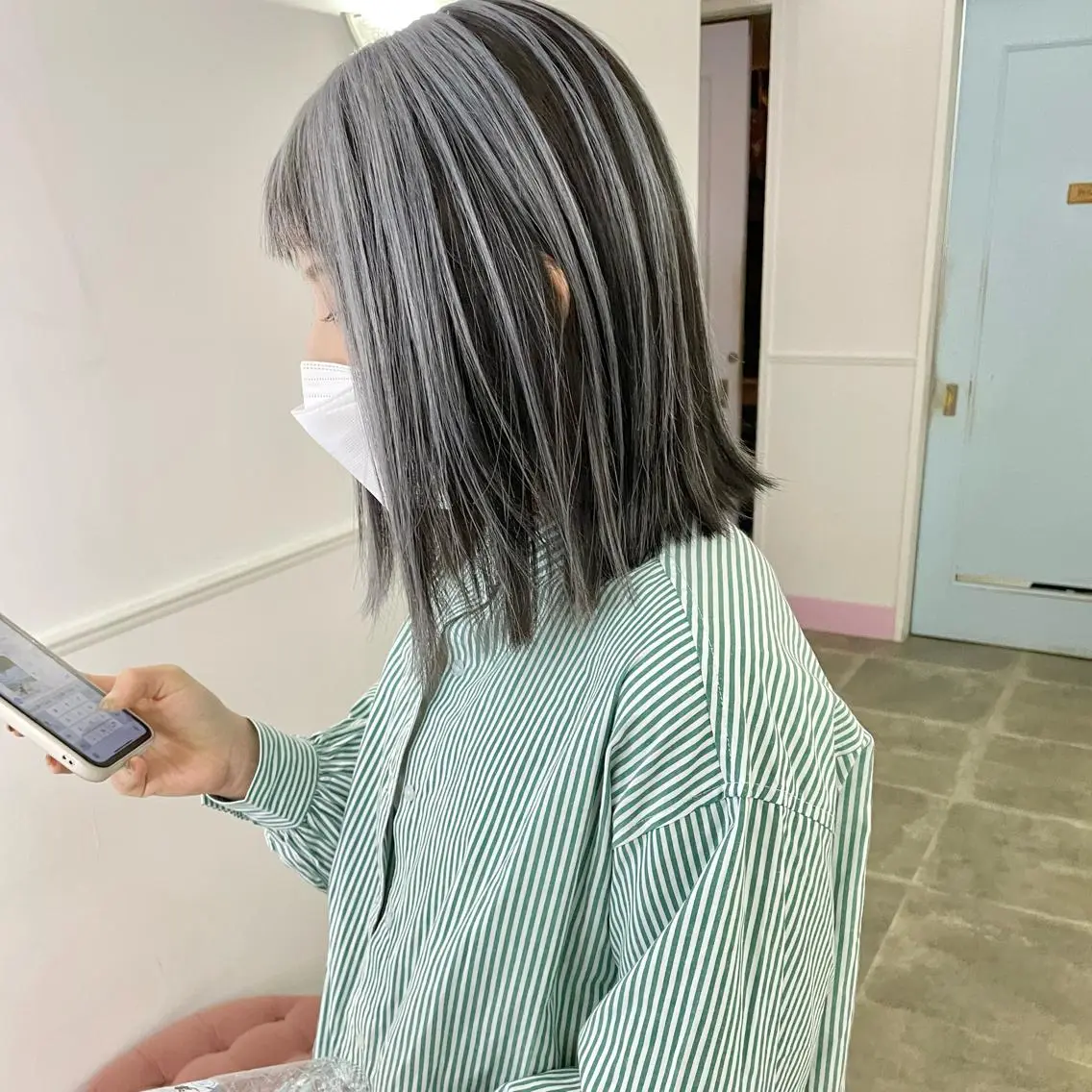 ミディアム Lit.豊橋 夏目のヘアスタイル