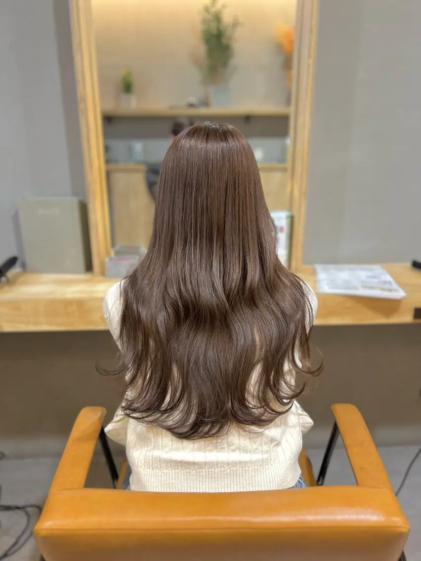 ロング カラー ベージュカラー 卒業式のヘアスタイル 神戸ボブ✂️ ioe三宮/田 伸佳のヘアスタイル