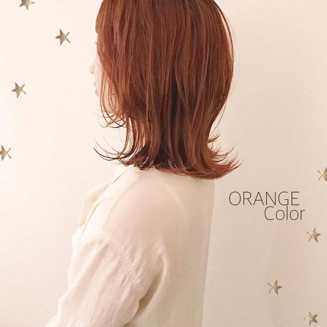 セミロング カラー 市川 千夏のヘアスタイル