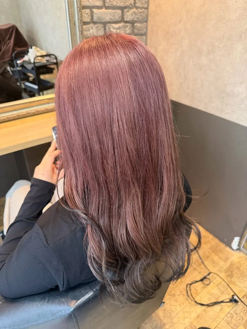ロング カラー ヘアカラー 畑内 花凛のヘアスタイル