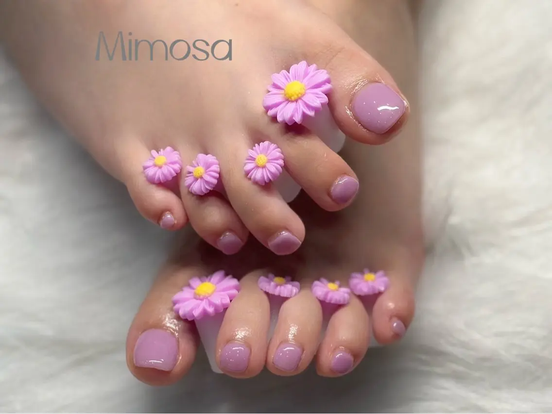 【FOOT】🌰【ワンカラー&ラメ&フラッシュ】🌰の写真