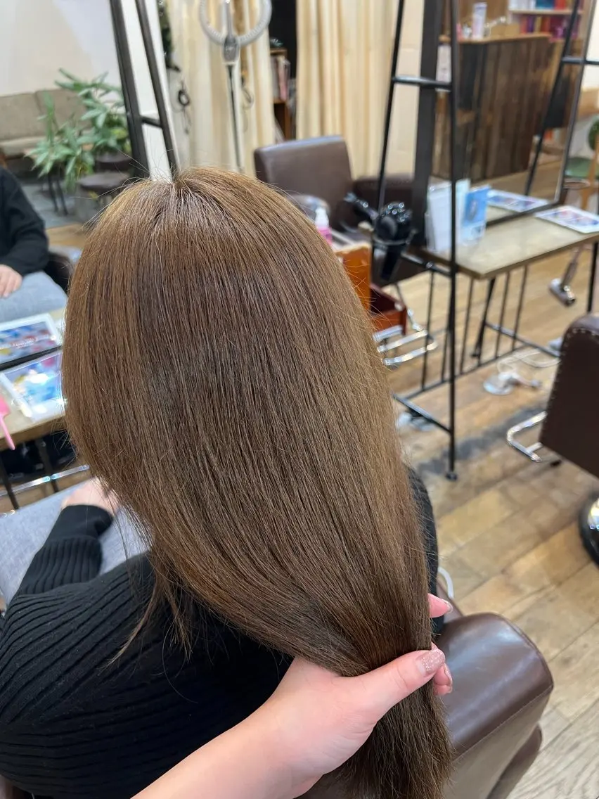 ミディアム カラー ヘアカラー トリートメント るあ/カラー /トリートメント🫧のヘアスタイル