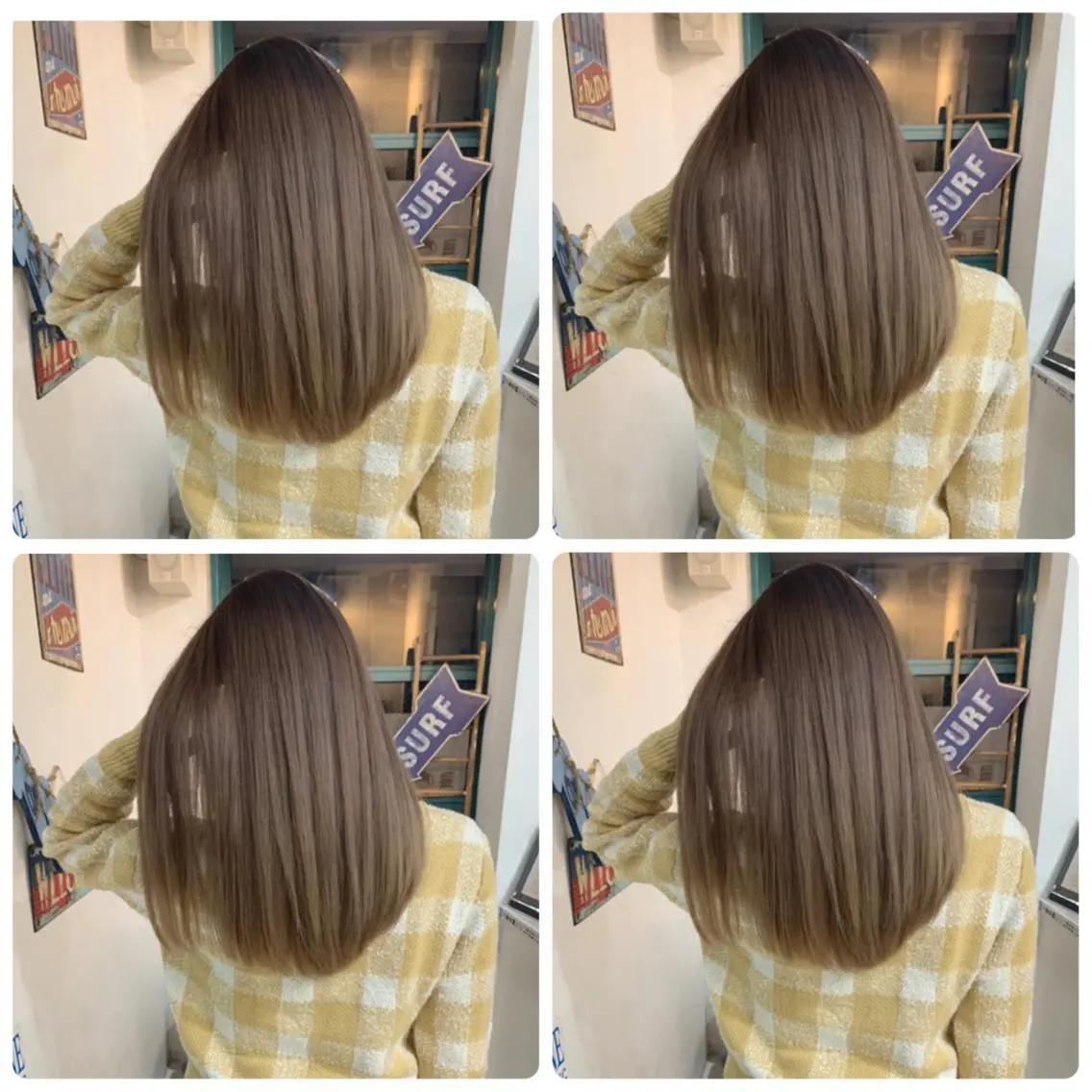 ロング カラー ヘアカラー トリートメント 京都大人女性ショート 徒歩1分/秋山のヘアスタイル