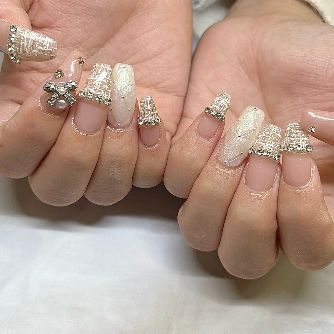 ネイル ツイードネイル ハンドネイル scr nailのネイルデザイン