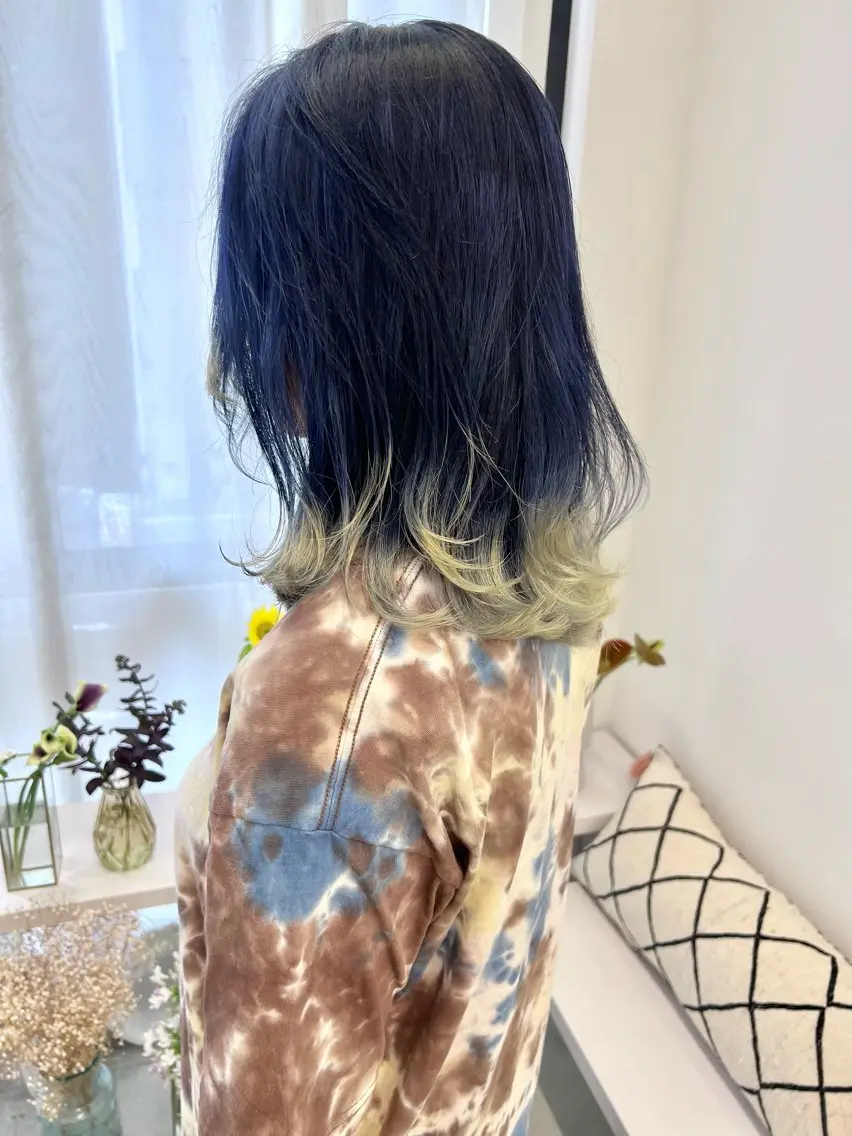 ミディアム 永田 崇のヘアスタイル