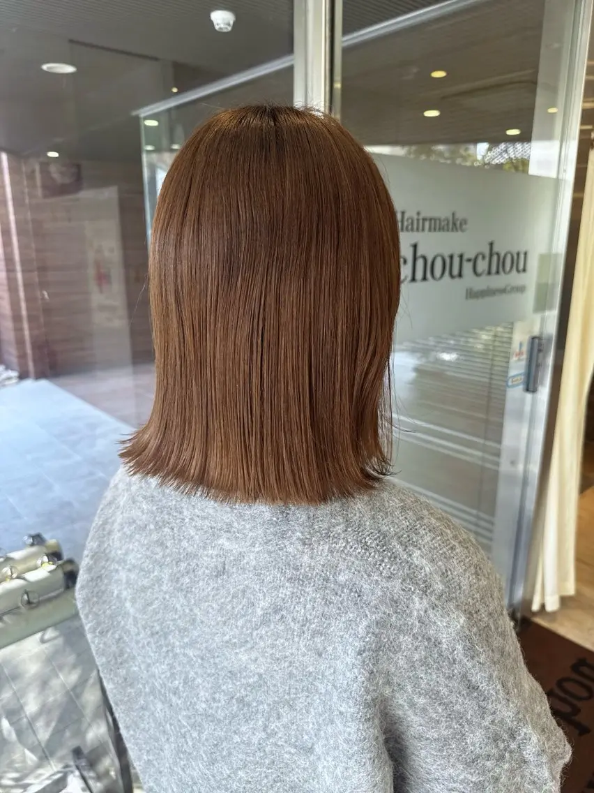 ミディアム カラー ヘアカラー 甲斐 千尋のヘアスタイル