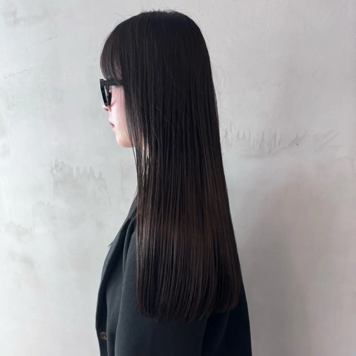 ロング レイヤー/ハッシュ カット/銀座/シンヤのヘアスタイル