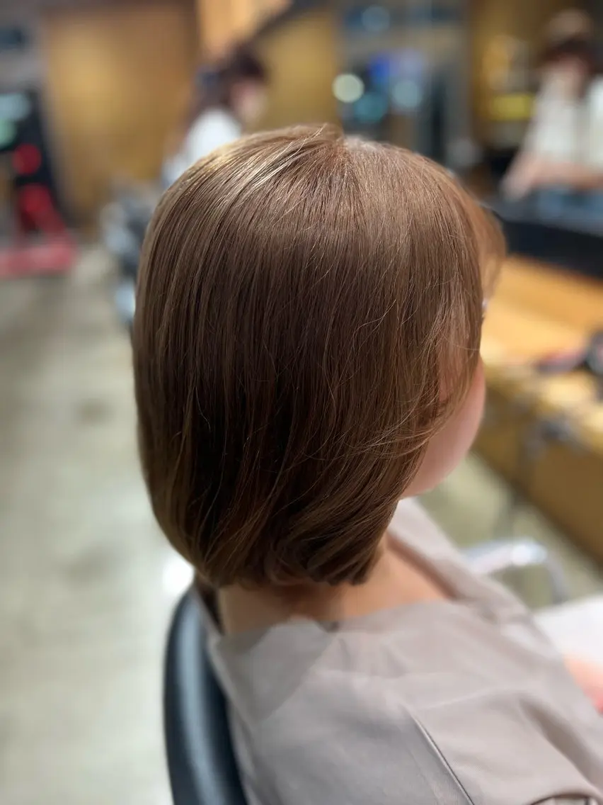 ミディアム カラー ヘアアレンジ 渡部 彩花のヘアスタイル