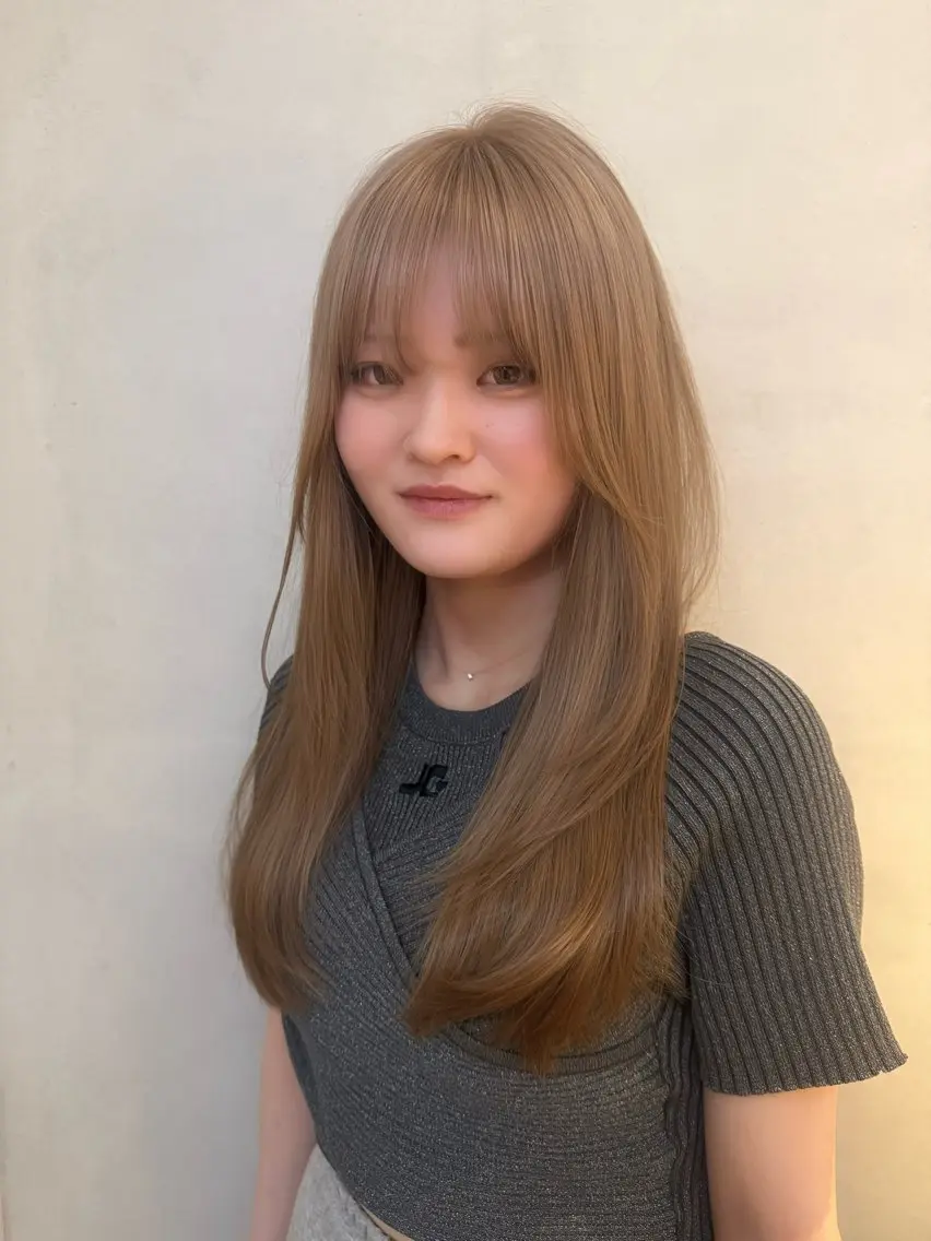 セミロング カラー ヘアカラー ブリーチカラー特化 梅田中崎町/あかりのヘアスタイル