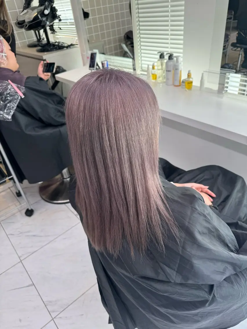 ミディアム カラー ヘアアレンジ Over hair_ misakiのヘアスタイル