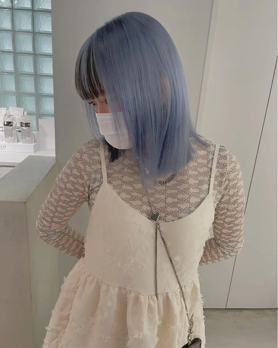 ミディアム カラー ヘアアレンジ ヘアカラー トリートメント ヘッドスパ ヘアセット ショート特化⌇ カラー⌇妃菜🎀のヘアスタイル