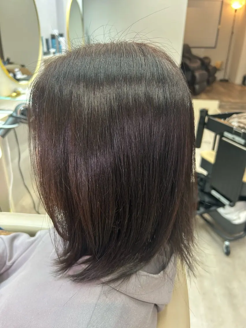 ミディアム カット 池田 太一のヘアスタイル