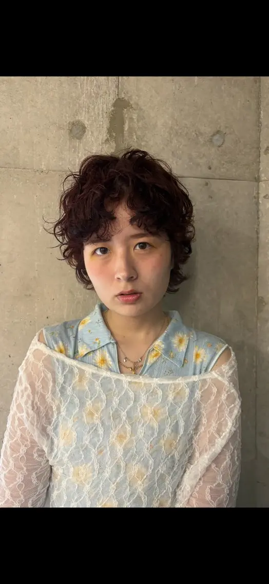 ショート パーマ ショートヘア Watanabe Maiのヘアスタイル