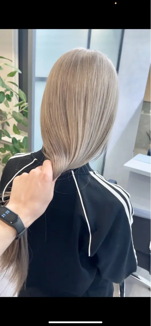 ロング フレンチガーリー esu 天満のヘアスタイル