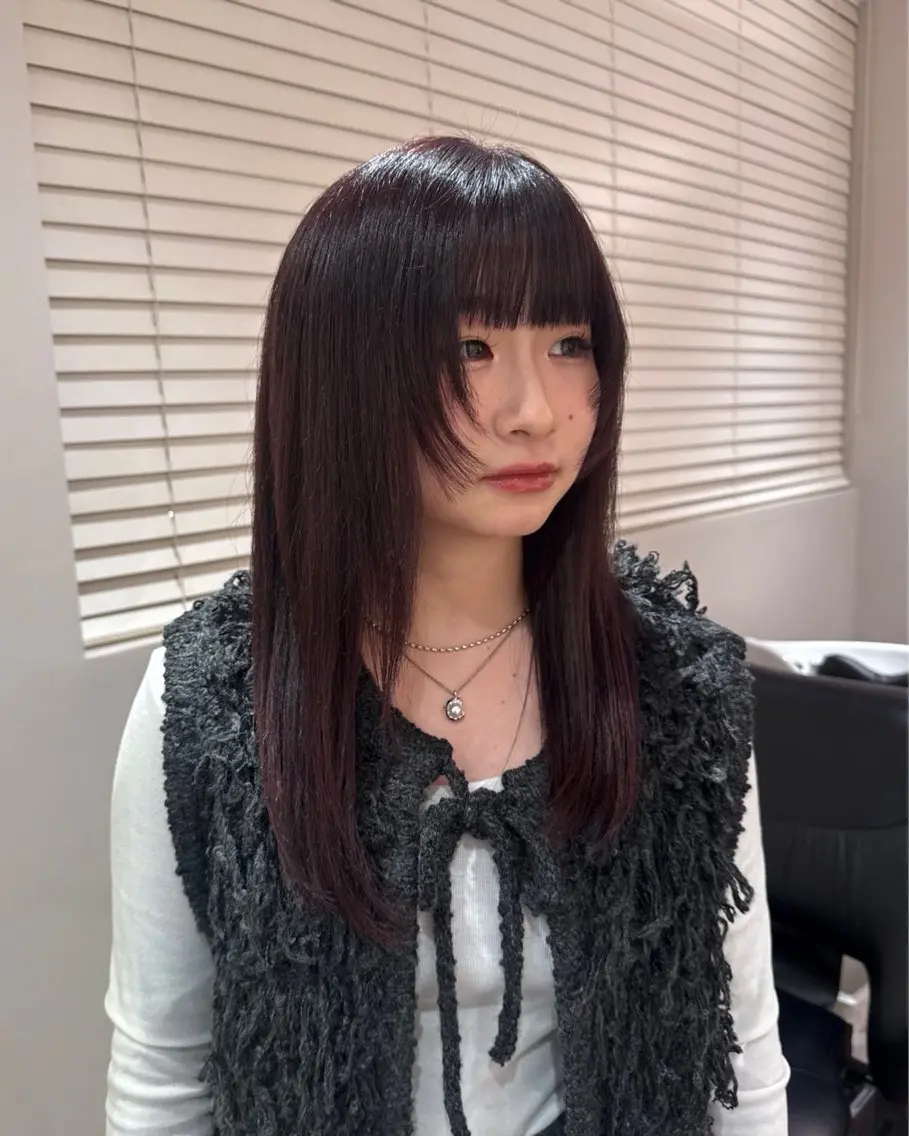カラー 🟧mana /渋谷/mile🟧のヘアスタイル
