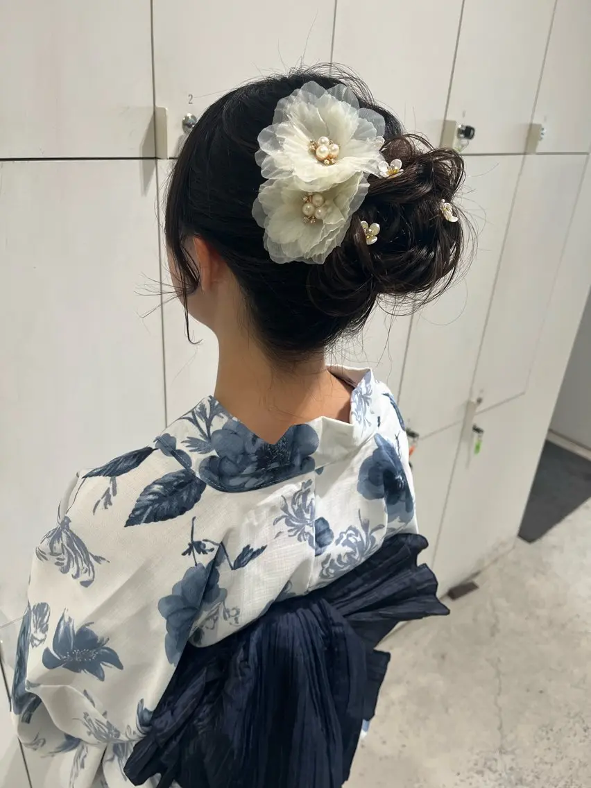 ヘアセット 透明感color ˚✧₊amuのヘアスタイル