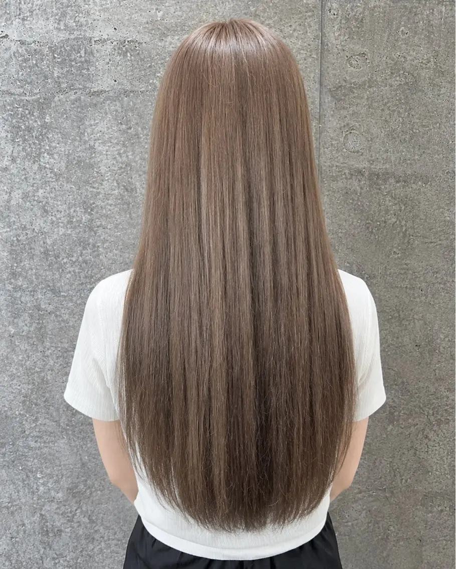 ロング カラー ベージュカラー ヘアカラー トリートメント 萩原 凌✄﻿のヘアスタイル