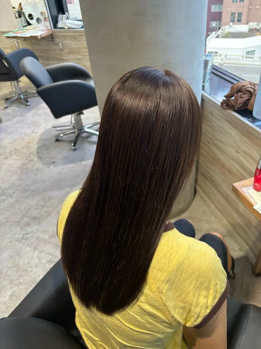 カラー ベージュカラー LupibyLee まみのヘアスタイル