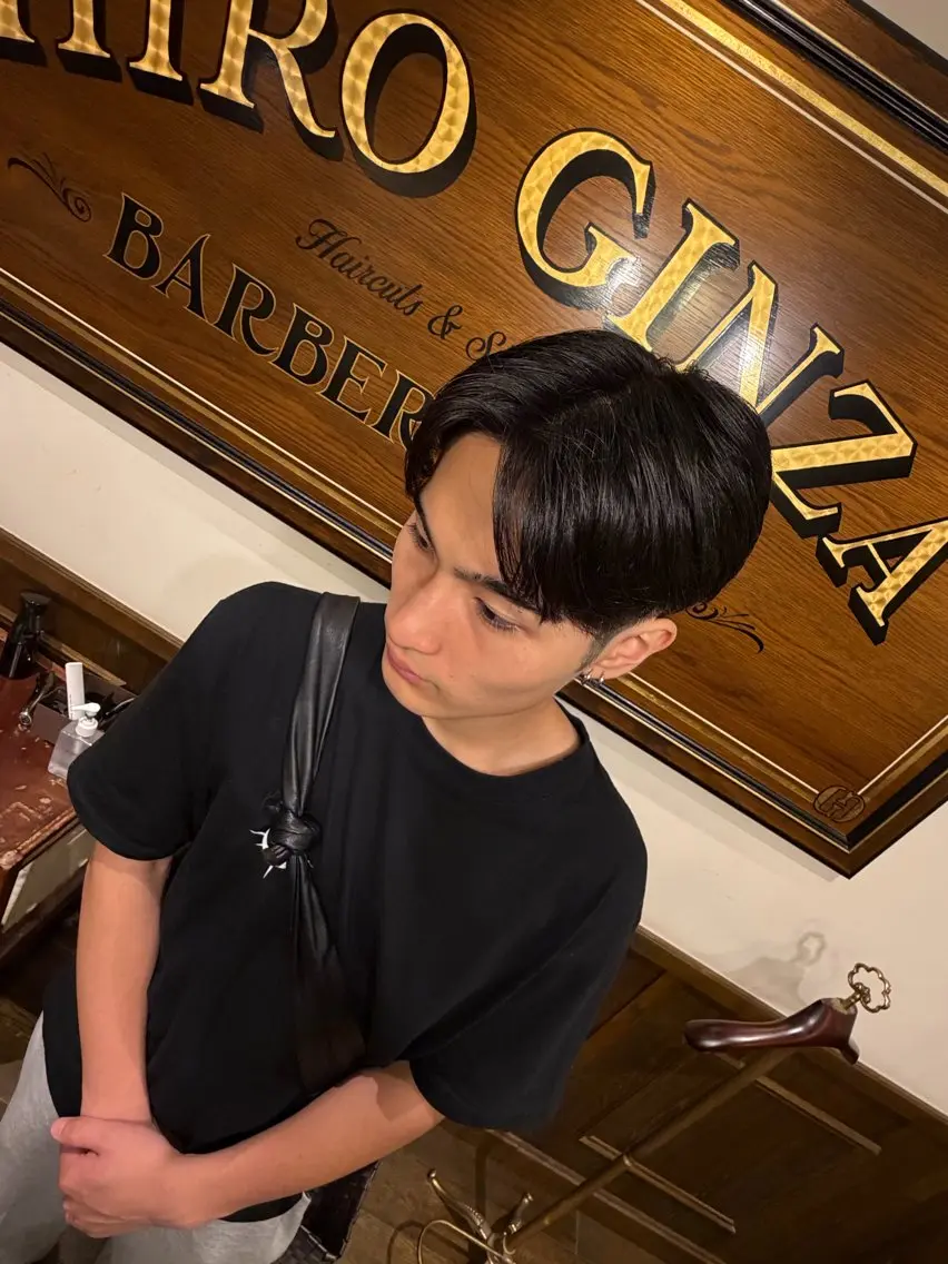 セミロング メンズ 東 大稀のヘアスタイル