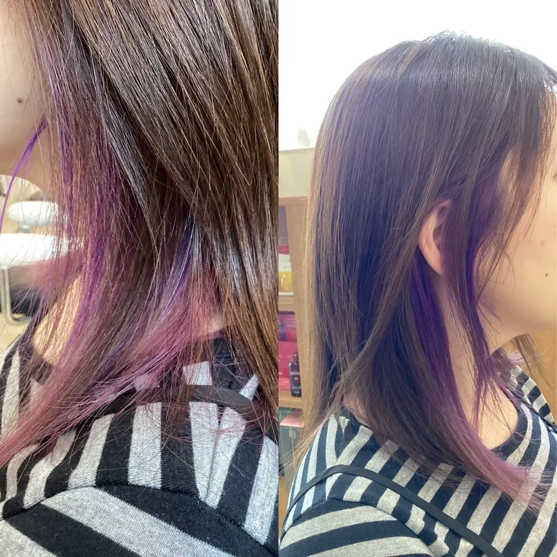 ミディアム トリートメント ヘアカラー hair bonitaのヘアスタイル