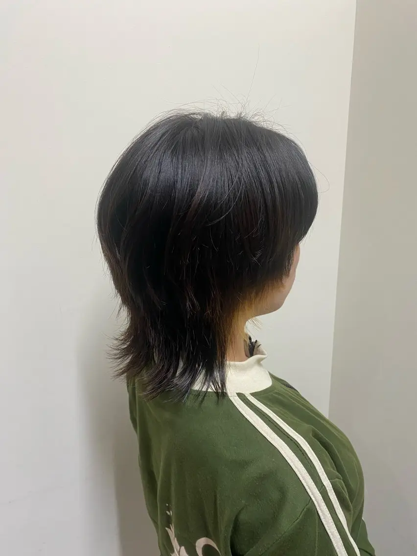ショート ミディアムレイヤー/ 艶カラーNorikaのヘアスタイル