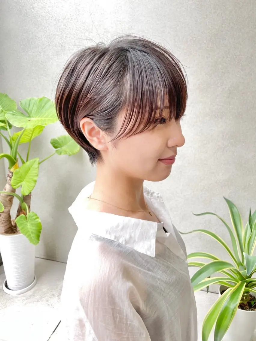 ショート 似合わせカット 迫留由弥のヘアスタイル