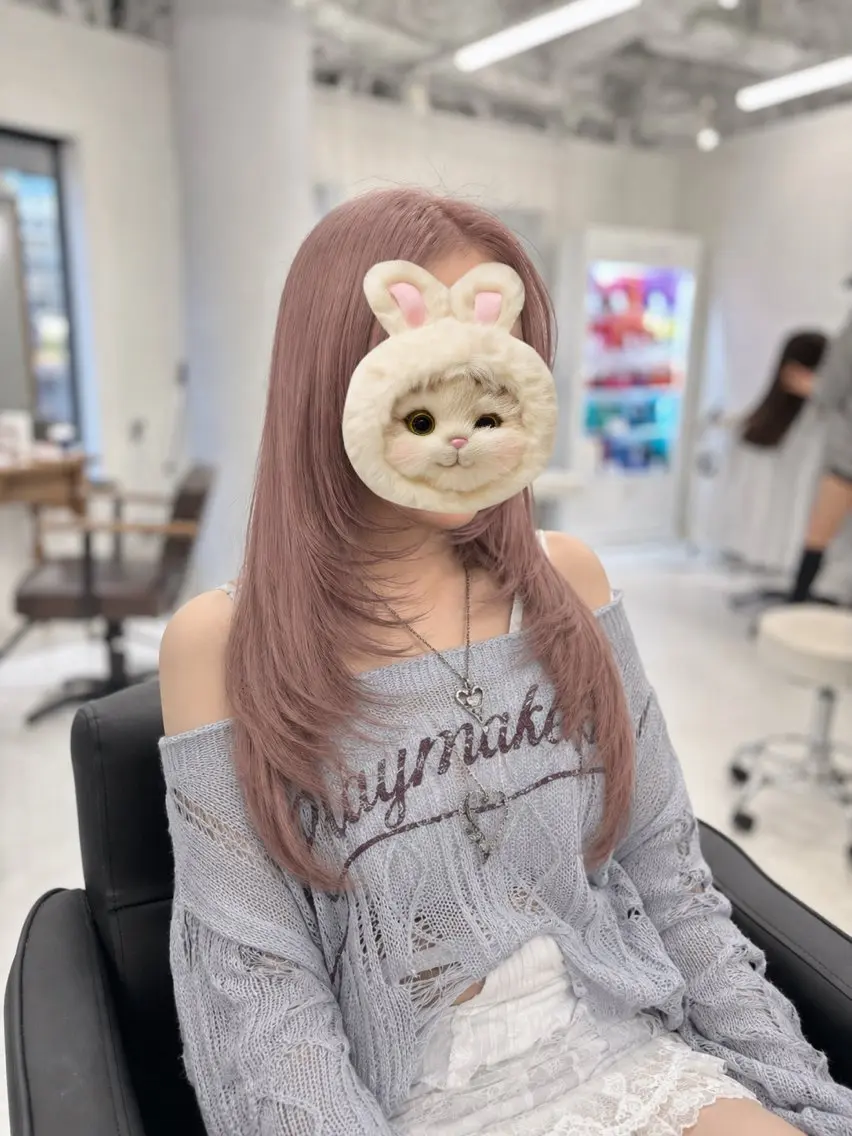 ロング カラー ヘアカラー ❤️‍🔥ハイトーン /レイヤー/IORIのヘアスタイル