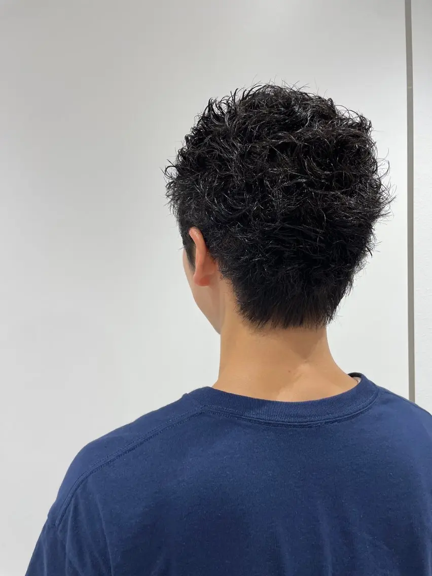メンズ メンズパーマ カット ダブルカラー 🩷Rio🩷のヘアスタイル