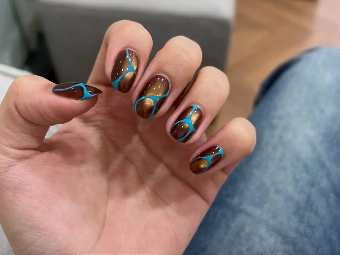 ネイル アートネイル オーロラネイル チークネイル フレンチネイル ガラスフレンチ ハンドネイル 🎀🎀YooLi Nail Salonのネイルデザイン