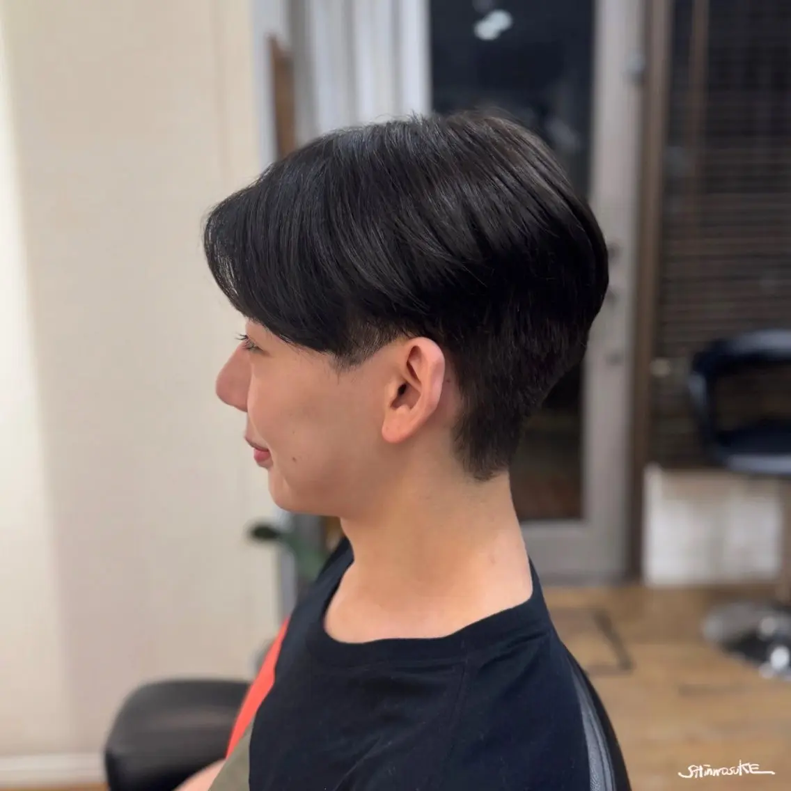 カラー メンズ メンズ韓国風 カット ヘアカラー トリートメント しんのすけ /モデルさん募集中のヘアスタイル