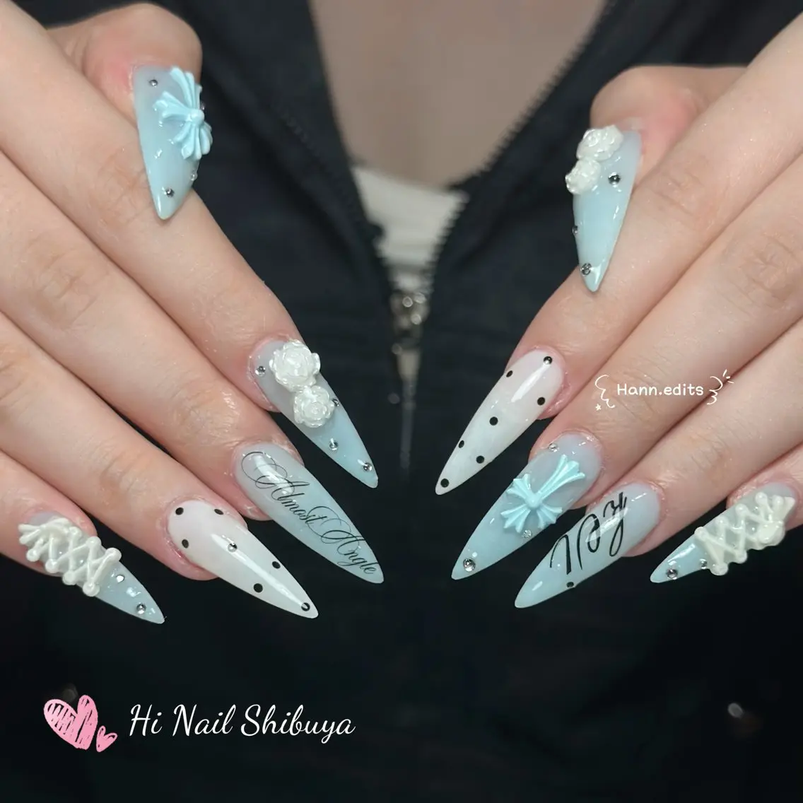 セミロング ハンドネイル Hi Nail Shibuyaのネイルデザイン