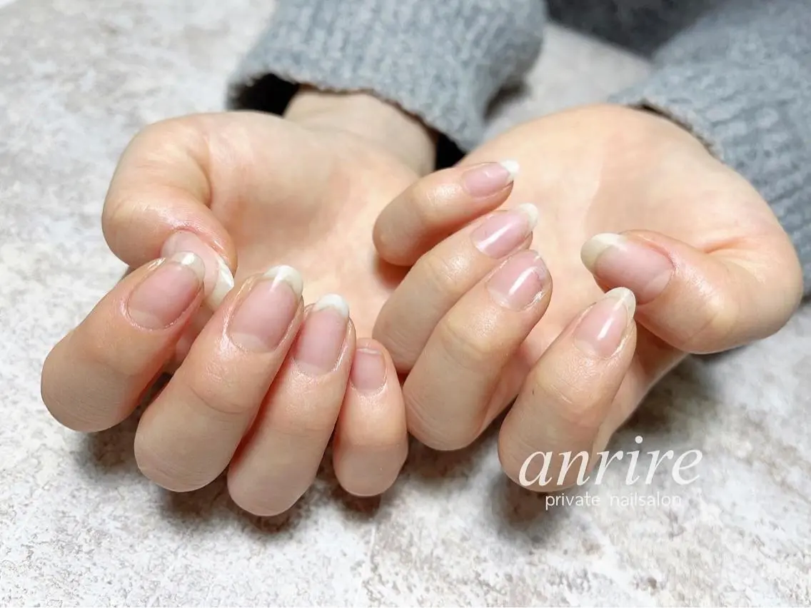ネイル ジェルネイル パラジェル 冬ネイル nailsalon anrireのネイルデザイン
