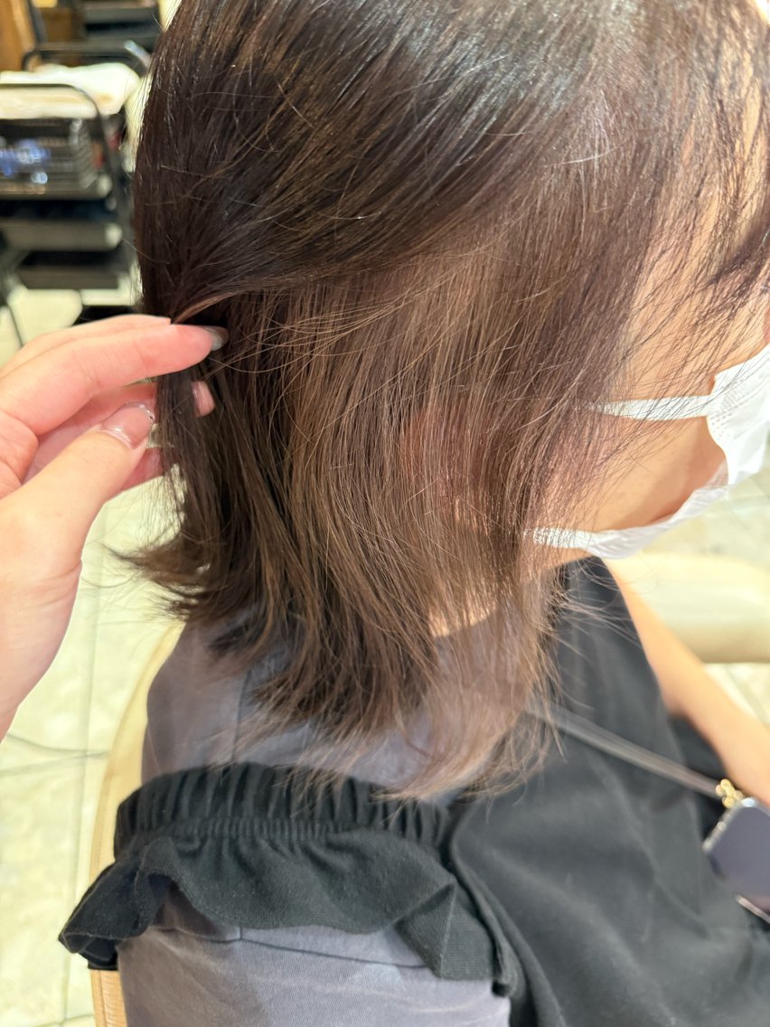 カラー ヘアカラー 中田 こころのヘアスタイル