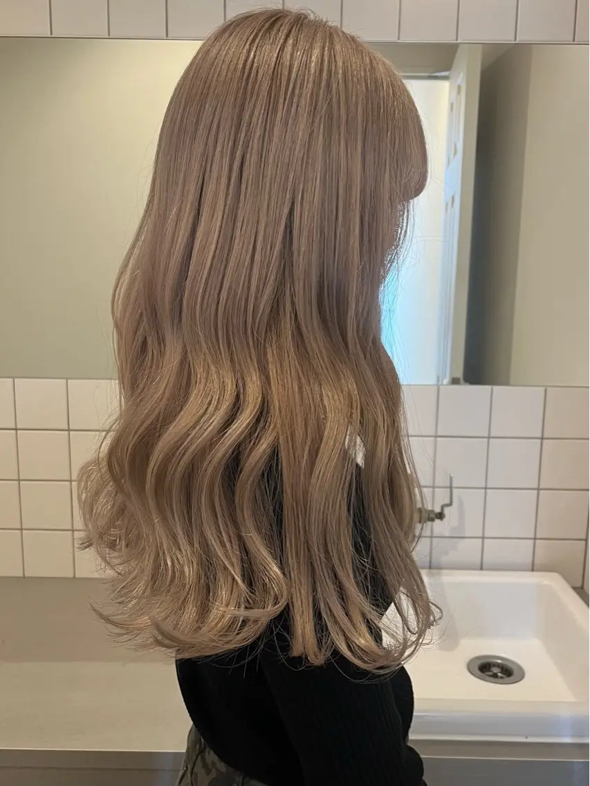 ロング カラー カット ヘアカラー yuka ボブカットモデルのヘアスタイル